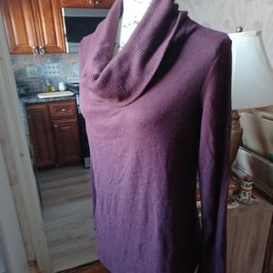 Apt. 9 oversized soft and cozy maroon cowl neck long sleeve sweater